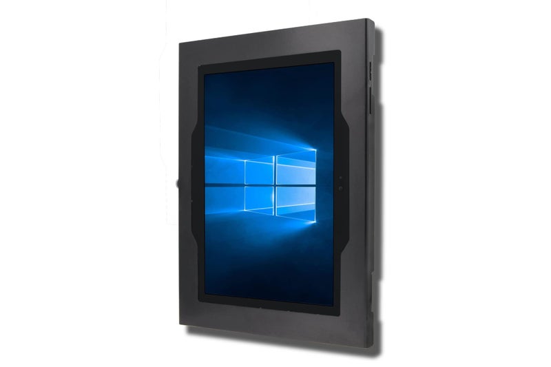 TABcare Security Locking Metal Case for Dell Latitude 5285 5290 7200 7210 as Kiosk, POS, Store, Show Display (Black, Wall Mount VESA) - Image 2